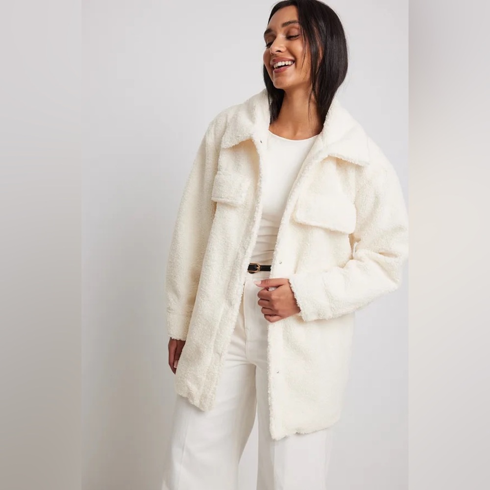 NA-KD teddy jacket, size 6